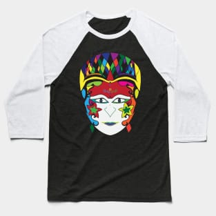 smile dancer face Baseball T-Shirt